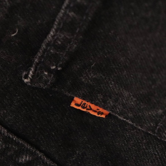 Vintage 80's Orange Tab Levi's High Waisted Denim Shorts - Picture 12 of 12